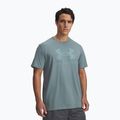 Pánské tréninkové triko Under Armour Sportstyle Logo Update jasper blue/serpentine