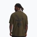 Pánské tréninkové triko Under Armour Project Rock Q4 expedition green/black 2