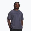 Pánské tričko na lezení Under Armour Project Rock Q3 ST Graphic downpour gray/white