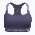Sportovní podprsenka Under Armour HeatGear High purple luxe/purple crest