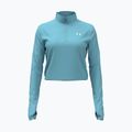 Dámské tréninkové tričko Longsleeve Under Armour Tech Branded 1/2 Zip blue haze/lumos lime/white