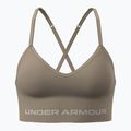 Sportovní podprsenka Under Armour Vanish Seamless Low city khaki/summit white