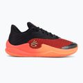 Basketbalové boty Under Armour Curry Splash 26 black/electric tangerine/racer red 2
