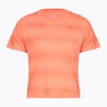 Dámské běžecké tričko Under Armour Velociti electric tangerine/black/green mode