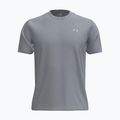 Pánské tréninkové tričko Under Armour Tech Taping mod gray/black/lumos lime