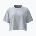 Dámské tréninkové tričko Under Armour Rival Boxy Tee Solid distant gray medium heather/white