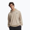 Pánská mikina Under Armour Rival LW Hoodie city khaki/black