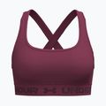 Sportovní podprsenka Under Armour Crossback Mid claret/ox blood