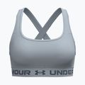 Sportovní podprsenka Under Armour Crossback Mid blue fog/downpour gray