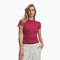 Dámské tréninkové tričko Under Armour Motion Fitted SS claret/ox blood