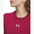 Dámské tričko Under Armour Rival Core claret/white 3