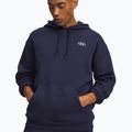 Pánská mikina Under Armour Rival Fleece Hoodie midnight navy/white 3