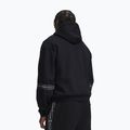 Pánská mikina Under Armour Icon Fleece Taped Hoodie ultimate black/white 2