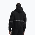 Pánská mikina Under Armour Icon Fleece Taped Full Zip ultimate black/white 2