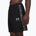 Pánské šortky Under Armour Icon Fleece Taped Shorts ultimate black/white 4
