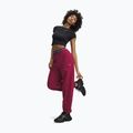 Dámské kalhoty Under Armour Icon Fleece Gym Pant claret/white 2