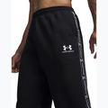 Pánské kalhoty Under Armour Icon Fleece Taped Jogger ultimate black/white 4