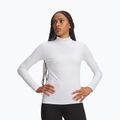 Dámské tréninkové tričko Longsleeve Under Armour ColdGear Mock LS white/halo gray