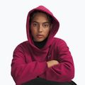 Dámská mikina Under Armour Icon Fleece Hoodie claret/white 3