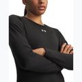 Dámské tréninkové tričko Longsleeve Under Armour ColdGear Crew ultimate black/white 3