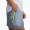 Pánské běžecké šortky Under Armour Launch 5" 2IN1 Shorts blue wind/blue fog/reflective 4
