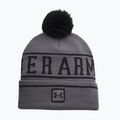 Pánská zimní čepice Under Armour Halftime Pom Beanie castlerock/black/black