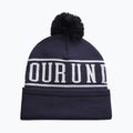 Pánská zimní čepice Under Armour Halftime Pom Beanie midnight navy/white/white 2