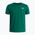 Dětské tričko Under Armour Sportstyle Left Chest campus ivy/white