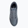 Pánské tréningové boty Under Armour Edge Leather gravel/blue fog/blackout navy 5