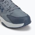 Pánské tréningové boty Under Armour Edge Leather gravel/blue fog/blackout navy 7
