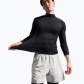 Pánské tréninkové tričko Longsleeve Under Armour Coldgear Elite Comp Mock ultimate black/ultimate black/reflective 4
