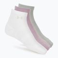 Dámské ponožky Under Armour Vanish 3 Pack mauve pink/titanium/purple echo