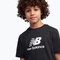 Dětská souprava New Balance Stacked Logo Tee & FT Short nb caviar 5