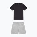 Dětská souprava New Balance Stacked Logo Tee & FT Short nb caviar 9