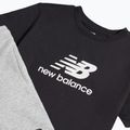 Dětská souprava New Balance Stacked Logo Tee & FT Short nb caviar 10