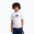 Dětská souprava New Balance Stacked Logo Tee & FT Short nb bright white 4