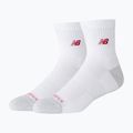Ponožky New Balance Active Premium Crew Quarter 2 pairs white