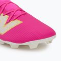 Dětské kopačky New Balance Furon Team V8 FG pink heat/sea salt/gold metallic 7