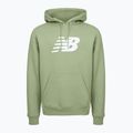 Pánská mikina New Balance Core Brushed Hoodie oregano 6