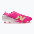 Kopačky New Balance Furon Pro V8 FG pink heat/sea salt/gold metallic 2
