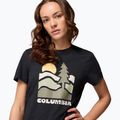 Dámské trekingové tričko Columbia Ruby Springs Graphic Fitted Black/Get Hiked 5