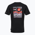 Pánské trekové tričko Columbia Explorers Canyon Back black/peaks and waves 2