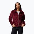 Dámská fleecová bunda Columbia Fire Side II Sherpa Full Zip rich wine