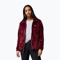 Dámská fleecová bunda Columbia Fire Side II Sherpa Full Zip rich wine 4