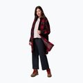 Dámská košile Columbia Wildbest Venture Long Fleece Coat mountain red blurred ombre 2