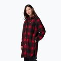 Dámská košile Columbia Wildbest Venture Long Fleece Coat mountain red blurred ombre 4