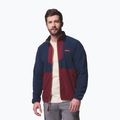 Pánská fleecová mikina Columbia Sequoia Grove FZ Fleece rich wine/collegiate navy 5