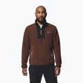 Pánská fleecová mikina Columbia Sequoia Grove Half Zip Fleece tobacco/black
