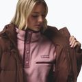 Dámský péřový kabát Columbia Amaze Puff Long Hooded tobacco 17