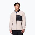 Pánská fleecová mikina Columbia Fast Trek Overlay Full Zip dark stone/black